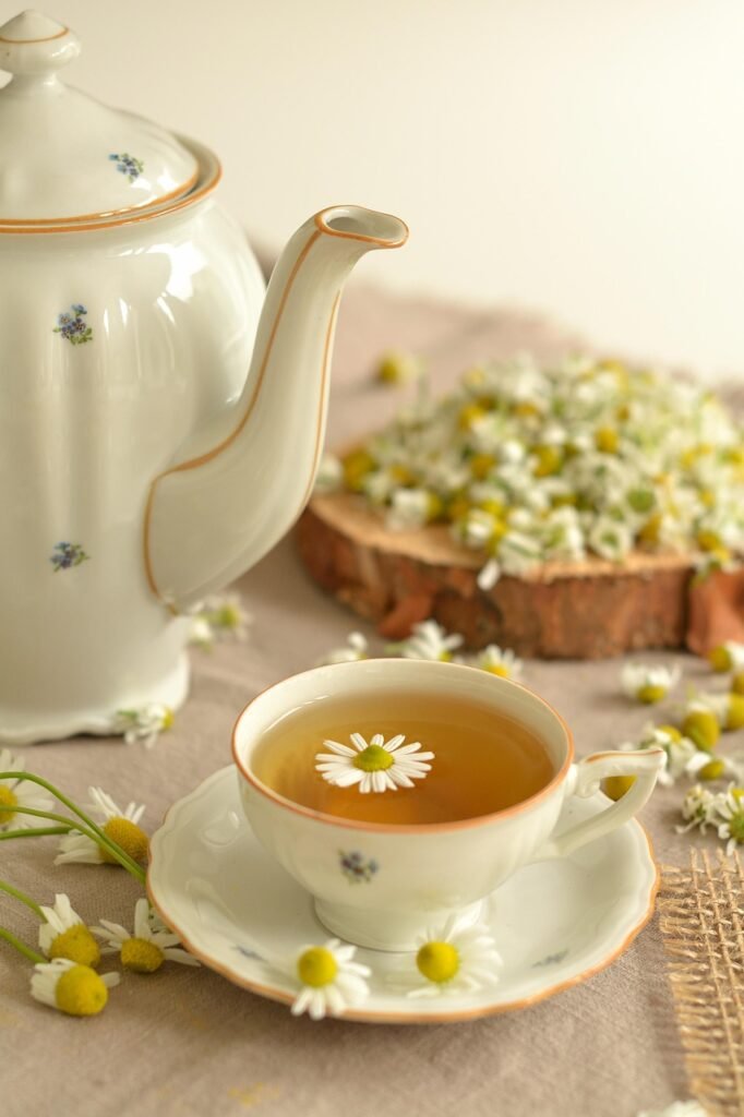 tea, herbs, chamomile, beautiful flowers, flower background, nature, flower wallpaper, health, flowers
